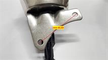 attuatore pneumatico gt1749va  con staffa