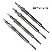 Kit 4 Pezzi Candelette Alfa Fiat Lancia Opel 1.3cc Multijet M9x1,0 V4.3 L:118,7