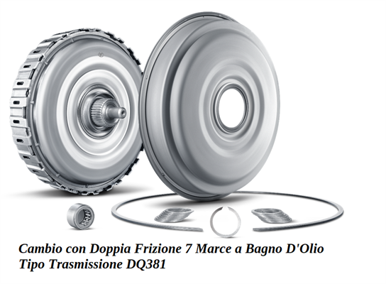 Kit Doppia Frizione 7 Marce a Bagno Olio VW Group 0GC398029L
