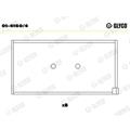 Bronzine Biella Alfa R. Fiat Lancia 1.4cc 1.6cc Nasello DX con 2 Fori 0.50