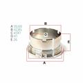 Ghiera Geometria Variabile BV50 Diametro Filettatura 45X1mm