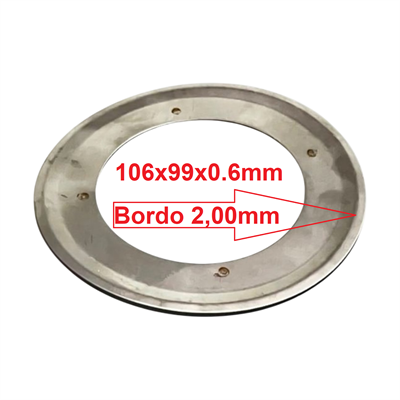 Anello Corpo Centrale Carter Turbina MHI RHF4 80.50x51x0,95 Bordo 2mm VB14 VB17
