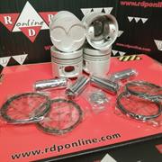 Kit 4 Pistoni STD Ø 91,1mm Mitsubishi Hyundai Effedi Gasolone 2.5cc TD Precamere