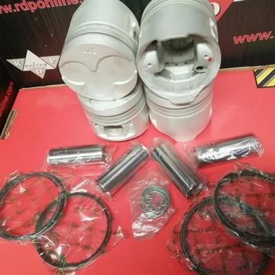 Kit 4 Pistoni STD Ø 91,1mm Mitsubishi Hyundai Effedi Gasolone 2.5cc TD Precamere