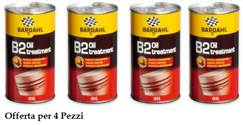 Bardahl B2 Oil Additivo Olio Motore Riduzione Consumo e Fumosità 300ml