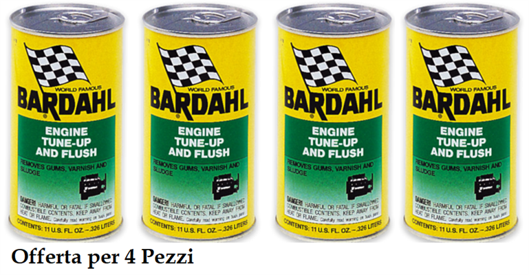 Bardahl Engine Tune-UP And Flush Trattamento Rimuovi Deposito Olio