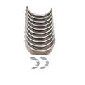 Bronzine Banco Fiat Lancia Fire 1.0cc 1.1cc D_44 Rasamento Piccolo 0.50