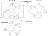 guarnizionii turbo gt1238mz nissan/opel/renault