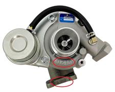 turbo nuovo compatibile ct20 toyota land runner 24d*