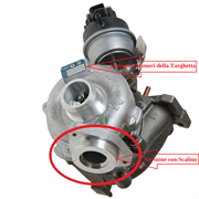 Turbo Nuovo compatibile Audi A4 Q5 TDI Vedi Foto > C\Scalino Aspirazione